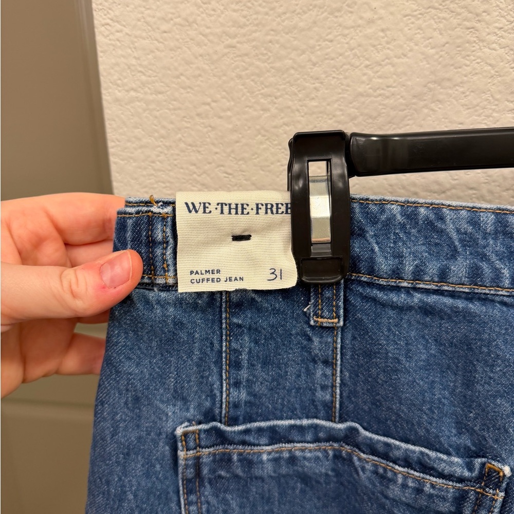 NWT Free People Palmer Cuffed Jeans - Picture 5 of 7